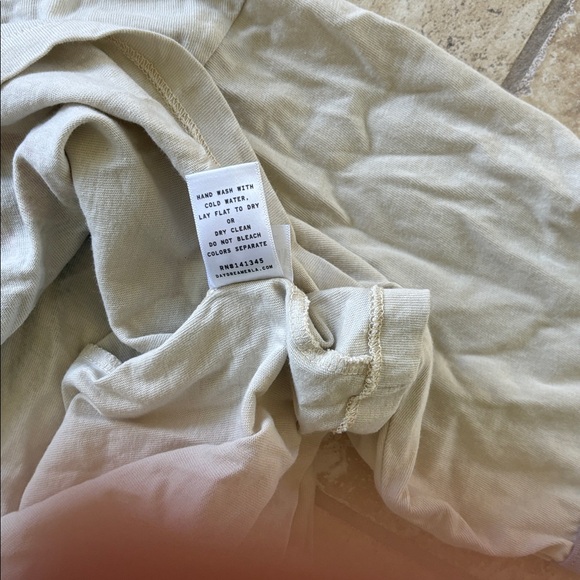 Daydreamer Cream Long Sleeve Tee with Red and Yellow Accents - Picture 4 of 9